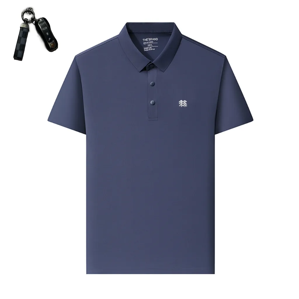 [Kelon] Free BMW keychain🔑26 spring and summer high-quality seamless men's lapel short-sleeved POLO shirt, made of traceless spandex fabric, with Breathable thermal insulation properties. It feels very delicate and textured, and all details are made with 5D printing process LOGO on the chest, which reflects the three-dimensional effect. It is in line with the brand's consistent design style. ️Fashionable T-shirt with excellent upper body effect. ️Can be worn casually or business, and it can be worn alone without any problem! Sizes: M-4XL (maximum weight can be worn), please state your height and weight when placing an order.